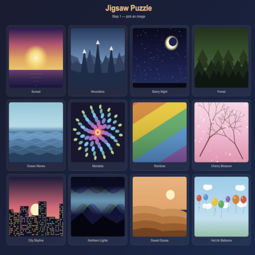 Jigsaw Puzzle screenshot